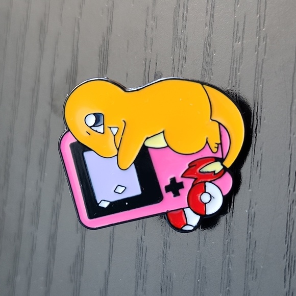 Pokemon | Accessories | Pokemon Charmander With Gameboy Pin | Poshmark